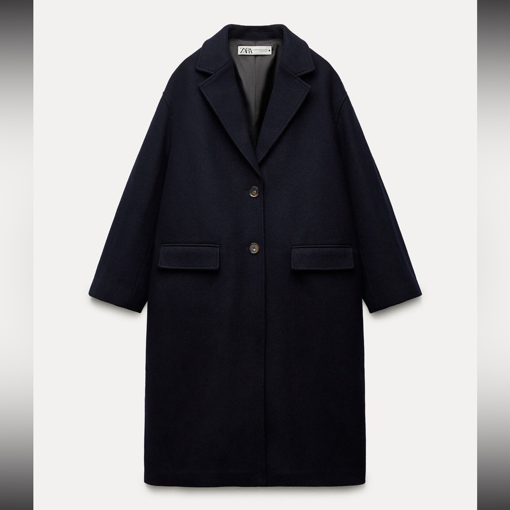 ZARA WOOL OVERSIZED COAT